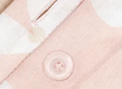 Dekbedovertrek Hartmotief 140x200cm - polyester & katoen - roze