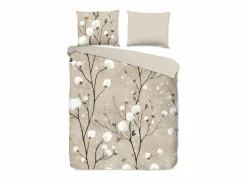 Dekbedovertrek Ralfa 200x220cm - microvezel - zand