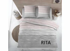 Dekbedovertrek Rita Rose 270x220cm katoen