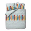 Dekbedovertrek Surfboard 200x200/220cm - katoen - multicolor