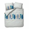 Dekbedovertrek Surfboard 140x200/220cm - katoen - blauw