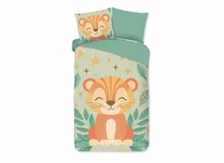 Dekbedovertrek Thijn 140x220cm - microvezel - multicolor