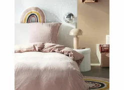 Dekbedovertrek Today Rose 140x200cm - katoengaas - roze