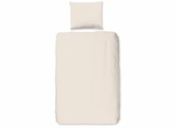 Dekbedovertrek 140x220cm - katoen - zand