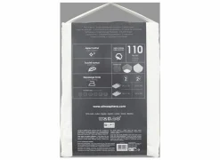 Dekbedovertrek 240x220cm - katoen - satijn wit