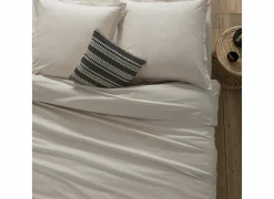 Dekbedovertrek 240x220cm - katoen - beige lin excl. kussenslopen