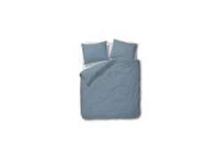 Dekbedovertrek 260x220/240cm - percale katoen - blauw
