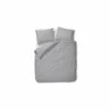 Dekbedovertrek 240x200/220cm - percale katoen - lichtgrijs