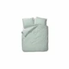 Dekbedovertrek 240x200/220cm - percale katoen - lichtgroen