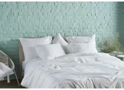 Dekbedovertrek 240x220cm - tetra katoen - wit