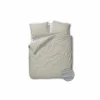Dekbedovertrek 260x220/240cm - tetra katoen - greige