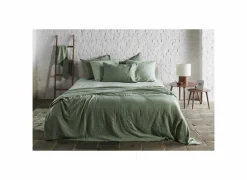 Dekbedovertrek 260x220/240cm - tetra katoen - groen