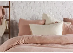 Dekbedovertrek 240x220cm - tetra katoen - roze