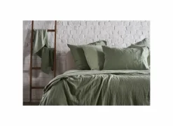 Dekbedovertrek 240x200/220cm - tetra katoen - groen