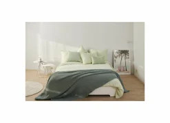 Dekbedovertrek 240x200/220cm - tetra katoen - lichtgroen