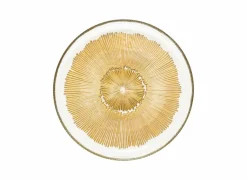 Dessertbord Celeste Ø20cm - glas - goud