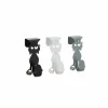 Deurhanger Curious cat 4,5cm, set van 3