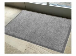 Deurmat Eco-clean 50x120cm - polyamide - lichtgrijs