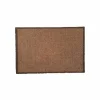 Deurmat Eco-clean 67x90cm - polyamide - bruin