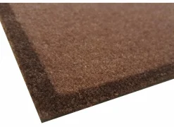 Deurmat Eco-clean 67x90cm - polyamide - bruin
