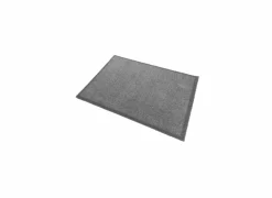 Deurmat Eco-clean 67x90cm - polyamide - lichtgrijs
