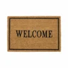Deurmat E-Coco Welcome 40x60cm - kokos - bruin