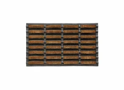 Deurmat Mudbuster 45x75cm - kokos - naturel & zwart