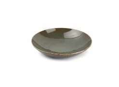 Diep bord Cirro  Ø21cm - porselein - groen