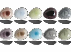 Diep bord Streetfood festival 7,5x6,5cm - keramiek - multicolor