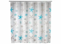 Douchegordijn Bella Mare 180x200cm grijs blauw