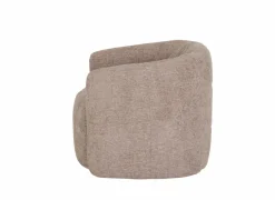 Draaifauteuil Alken 87x87x77cm - stof - roze