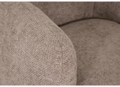 Draaifauteuil Alken 87x87x77cm - stof - roze