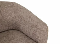 Draaifauteuil Alken 87x87x77cm - stof - roze