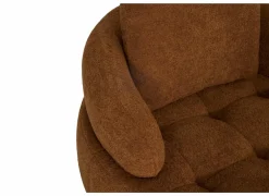 Draaifauteuil Lepanto stof - sunglow orange