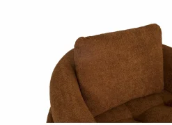 Draaifauteuil Lepanto stof - sunglow orange