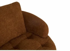 Draaifauteuil Lepanto stof - sunglow orange