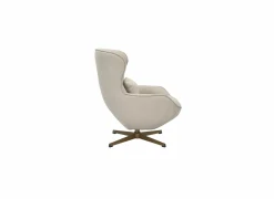 Draaifauteuil Moana 76x87,5x90cm - polyestervezel - beige