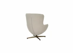 Draaifauteuil Moana 76x87,5x90cm - polyestervezel - beige