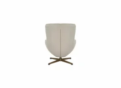 Draaifauteuil Moana 76x87,5x90cm - polyestervezel - beige