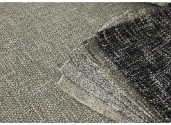 Draaifauteuil Nest 128x120x69cm - stof - beige/grijs