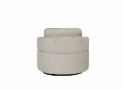 Draaifauteuil Noto Ø94x80cm - stof - beige