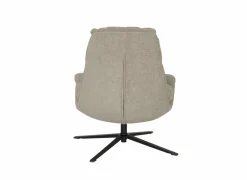 Draaifauteuil Pole Pole 82x92x100cm - stof - beige