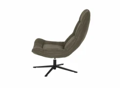 Draaifauteuil Slow 100x82x93cm - stof - groen