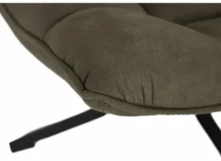 Draaifauteuil Slow 100x82x93cm - stof - groen