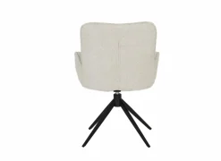 Draaistoel Augure stof wit