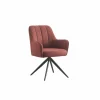 Draaistoel Bonzo 59x58x88cm - stof - rood