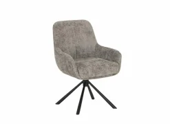 Draaistoel Jump 47x60x88cm - stof - grijs