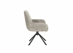 Draaistoel Jump 47x60x88cm - stof - lichtgrijs