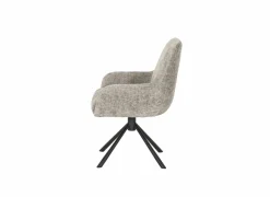 Draaistoel Jump 47x60x88cm - stof - lichtgrijs