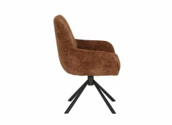 Draaistoel Jump 47x60x88cm - stof - oranje